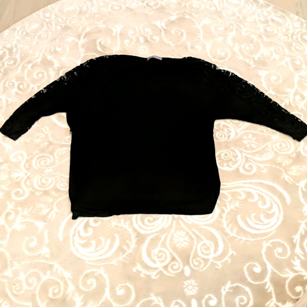 Black/lace shirt